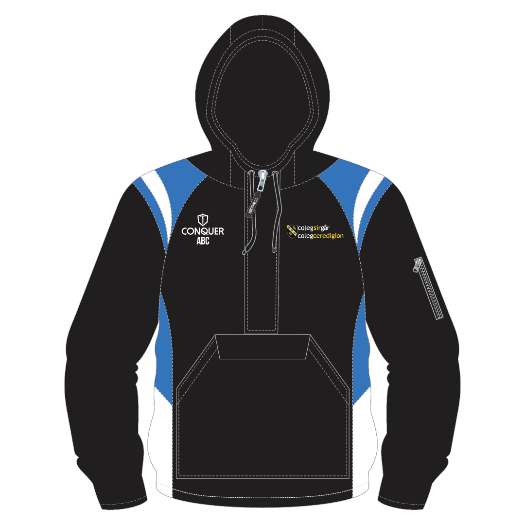 CSG Childcare 1/4 Zip Hooded Windbreaker