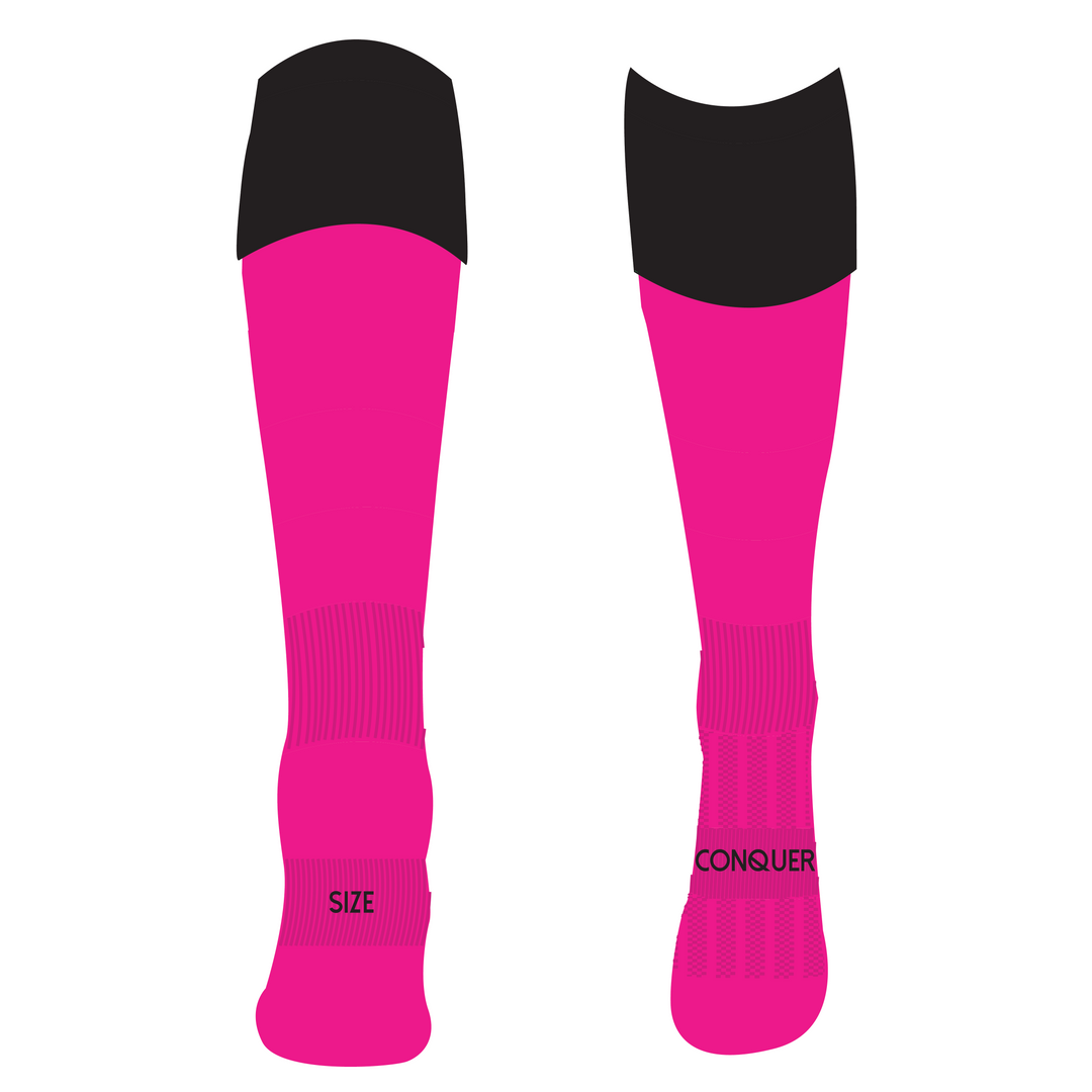 Cwmamman Ladies PLAYING Socks ADULT - Away, Pink