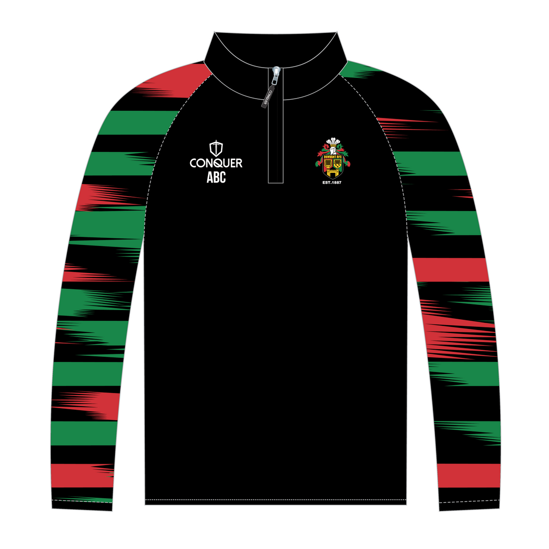 Dunvant RFC PRO 1/4 Zip Midlayer Kids