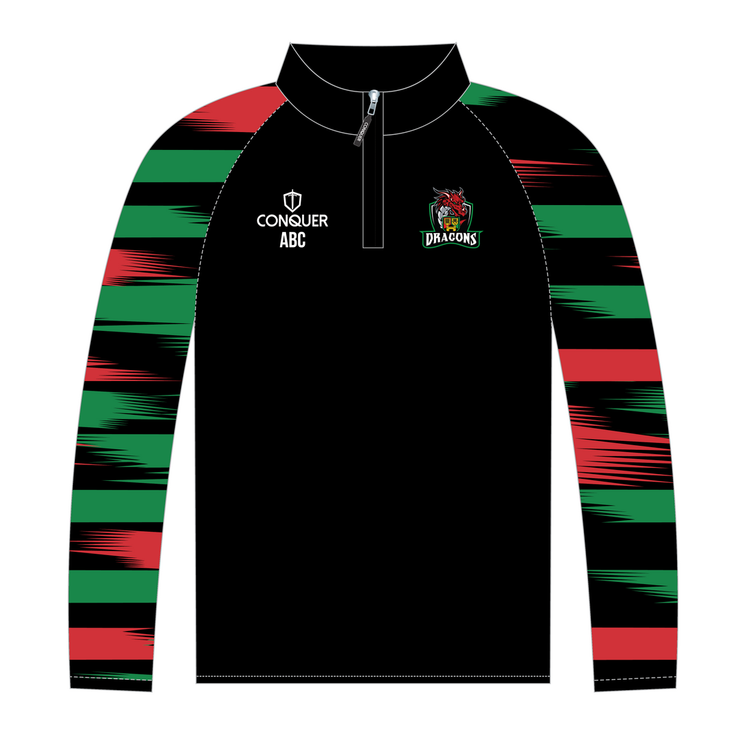 Dunvant Dragons PRO 1/4 Zip Midlayer Kids
