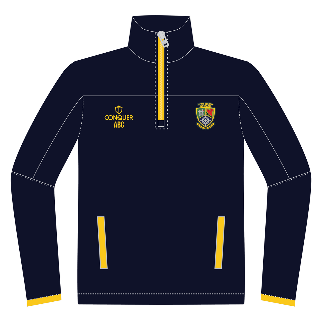 Drefach Cricket 1/4 Zip Polar Fleece Midlayer