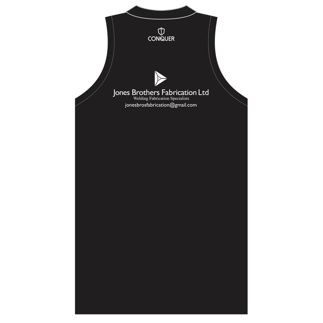 Elite Soccer Kids Black Basketball Vest