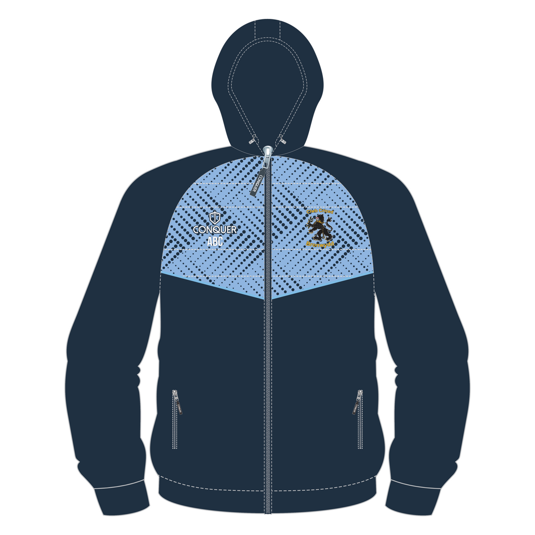 Clwb Criced Bronwydd Full Zip Hybrid Hoodie