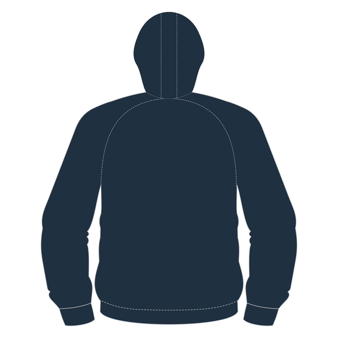 Clwb Criced Bronwydd Full Zip Hybrid Hoodie