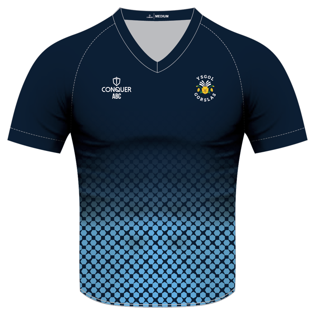 Ysgol Gorslas V- Neck Sublimated T-Shirt
