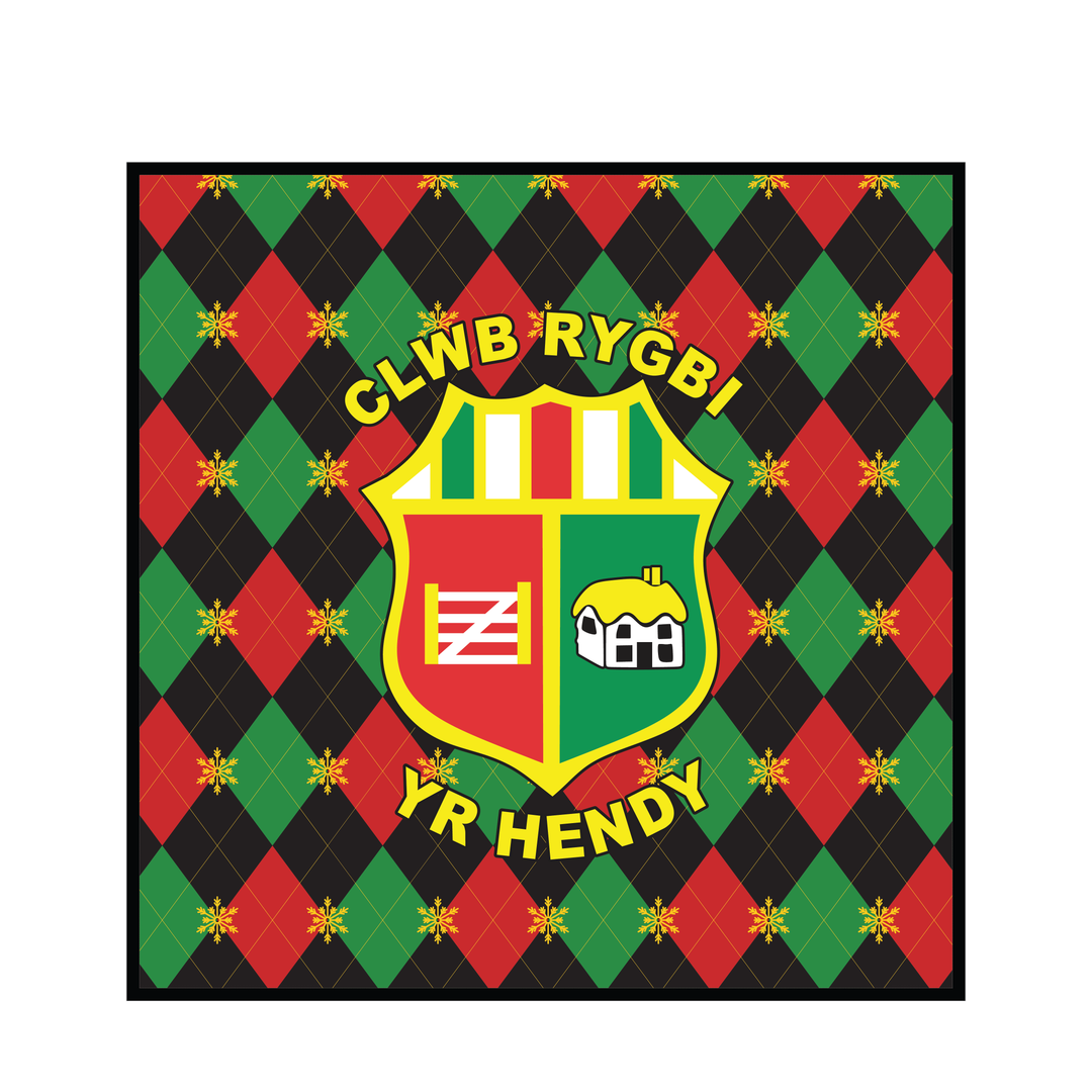 Hendy RFC Christmas Cushion