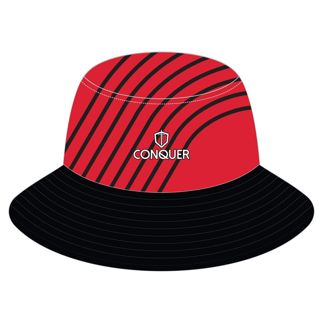 Josh Griffiths Running Reversible Bucket Hat KIDS - Black & Red