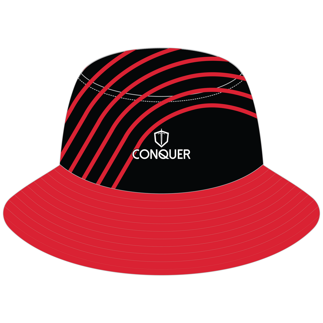 Josh Griffiths Running Reversible Bucket Hat ADULT - Black & Red