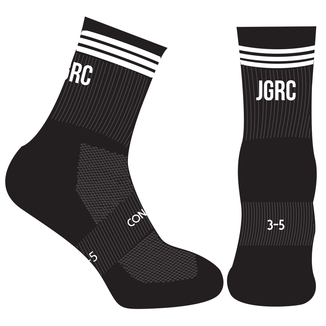 Josh Griffiths Run Coaching CREW Socks ADULT - Black