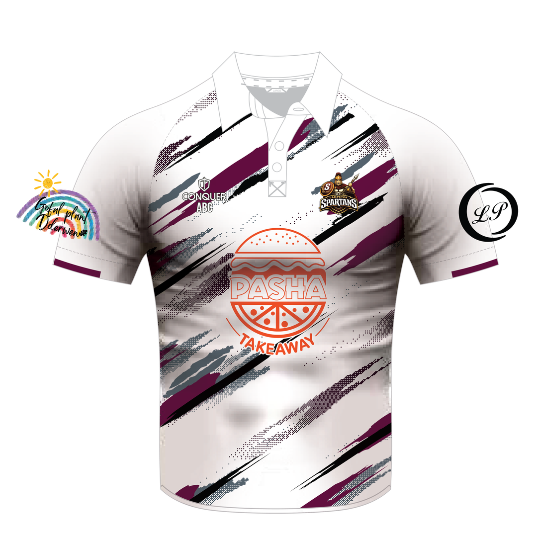 Lampeter Spartans Sublimated Polo Shirt KIDS