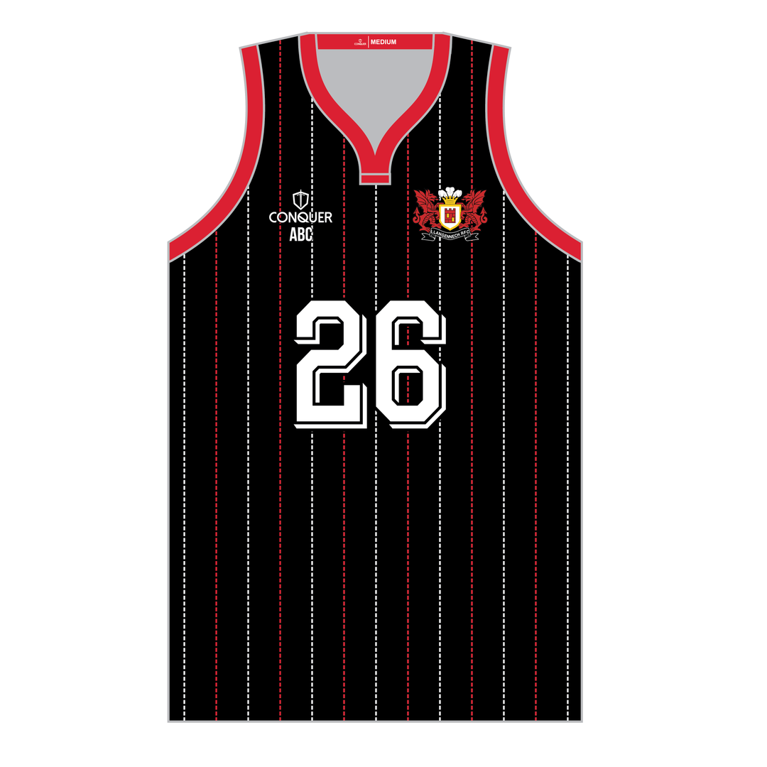 Llangennech RFC Sublimated Basketball - Striped