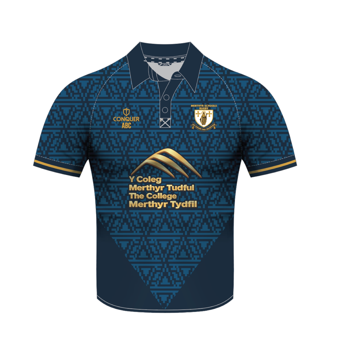 Merthyr Schools Rugby Sublimated Polo Shirt
