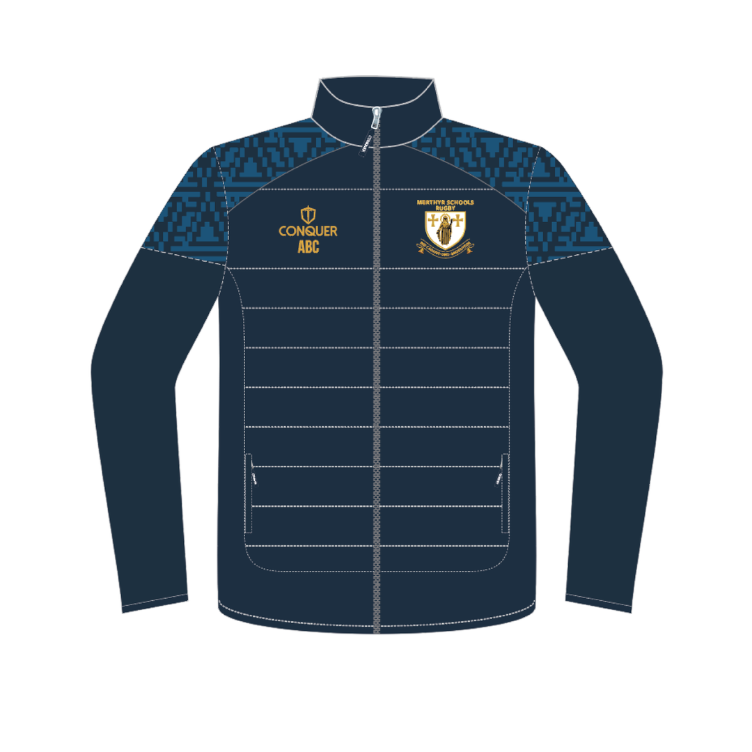 Merthyr Schools Rugby Full Zip Hybrid Track Jacket KIDS