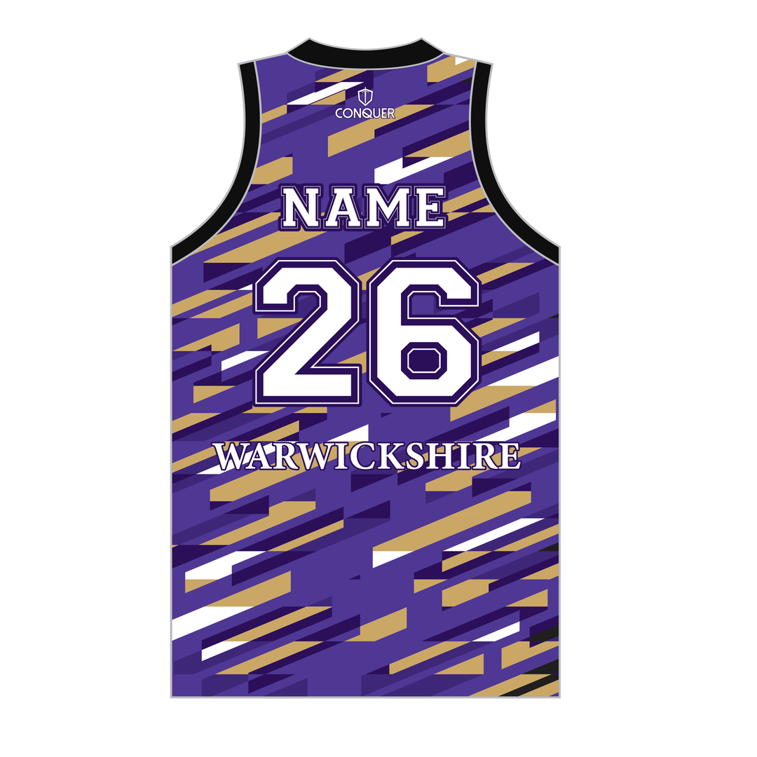 Warwickshire MGA Sublimated Basketball Vest