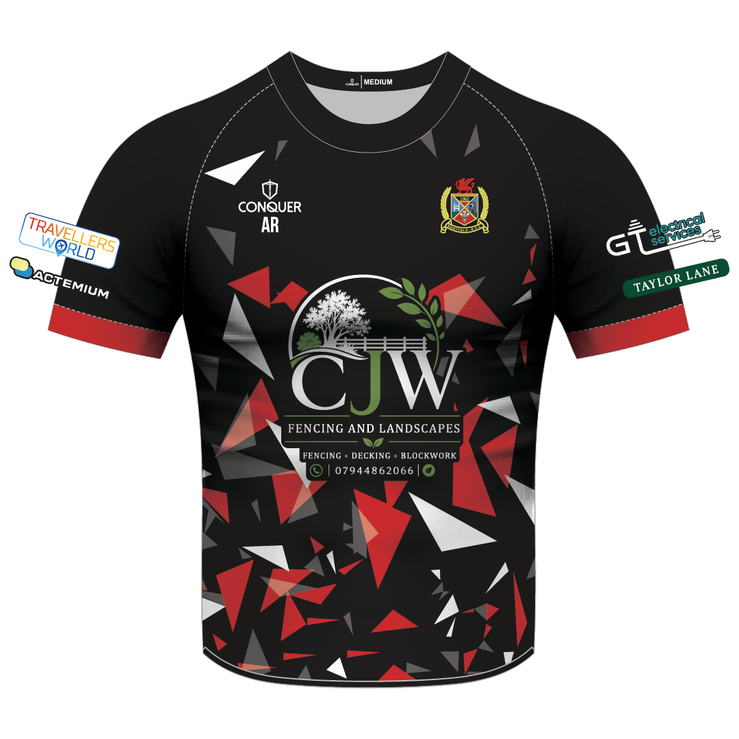 Nantyglo RFC (Seniors) Sublimated T-Shirt - Black