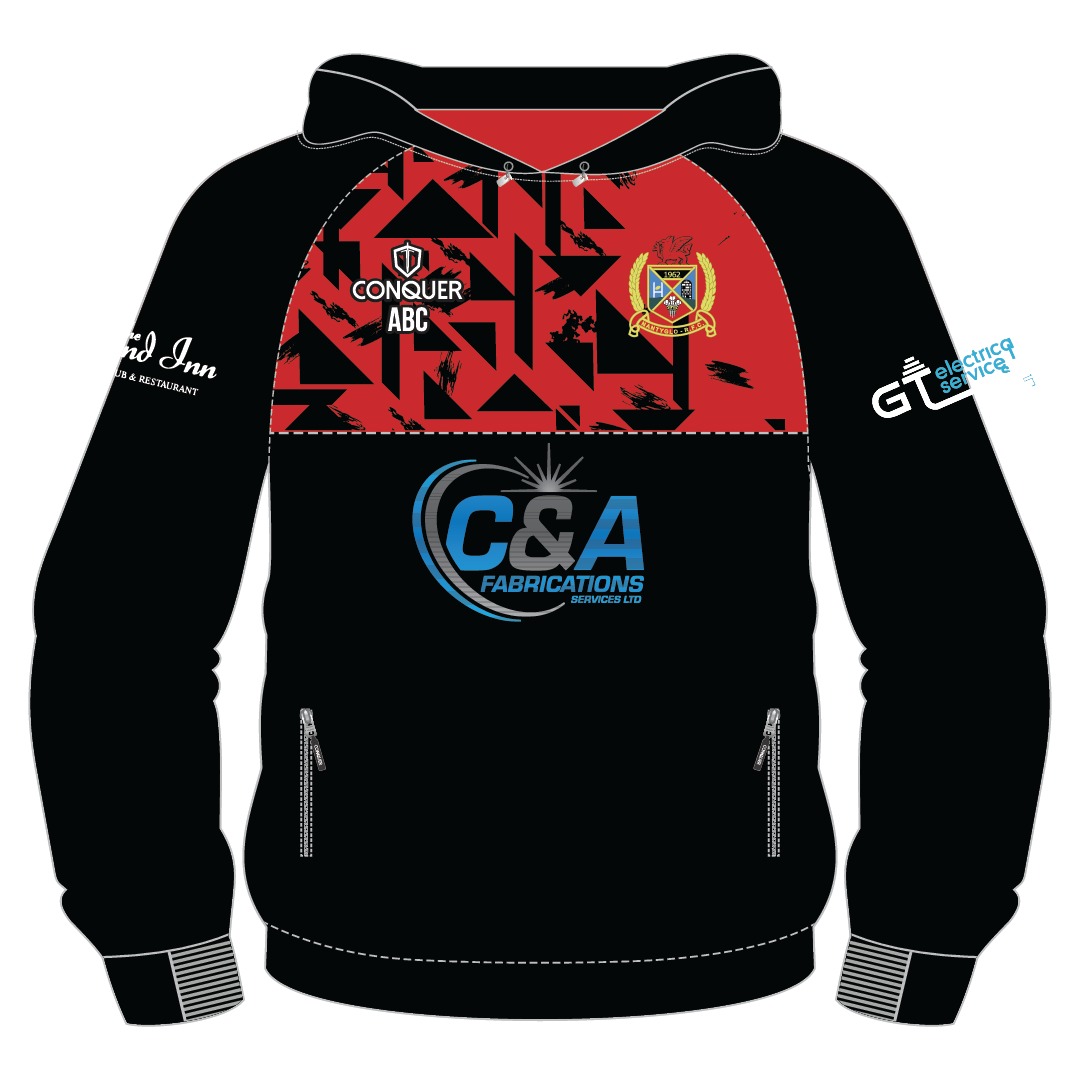 Nantyglo RFC Hoodie KIDS - Black