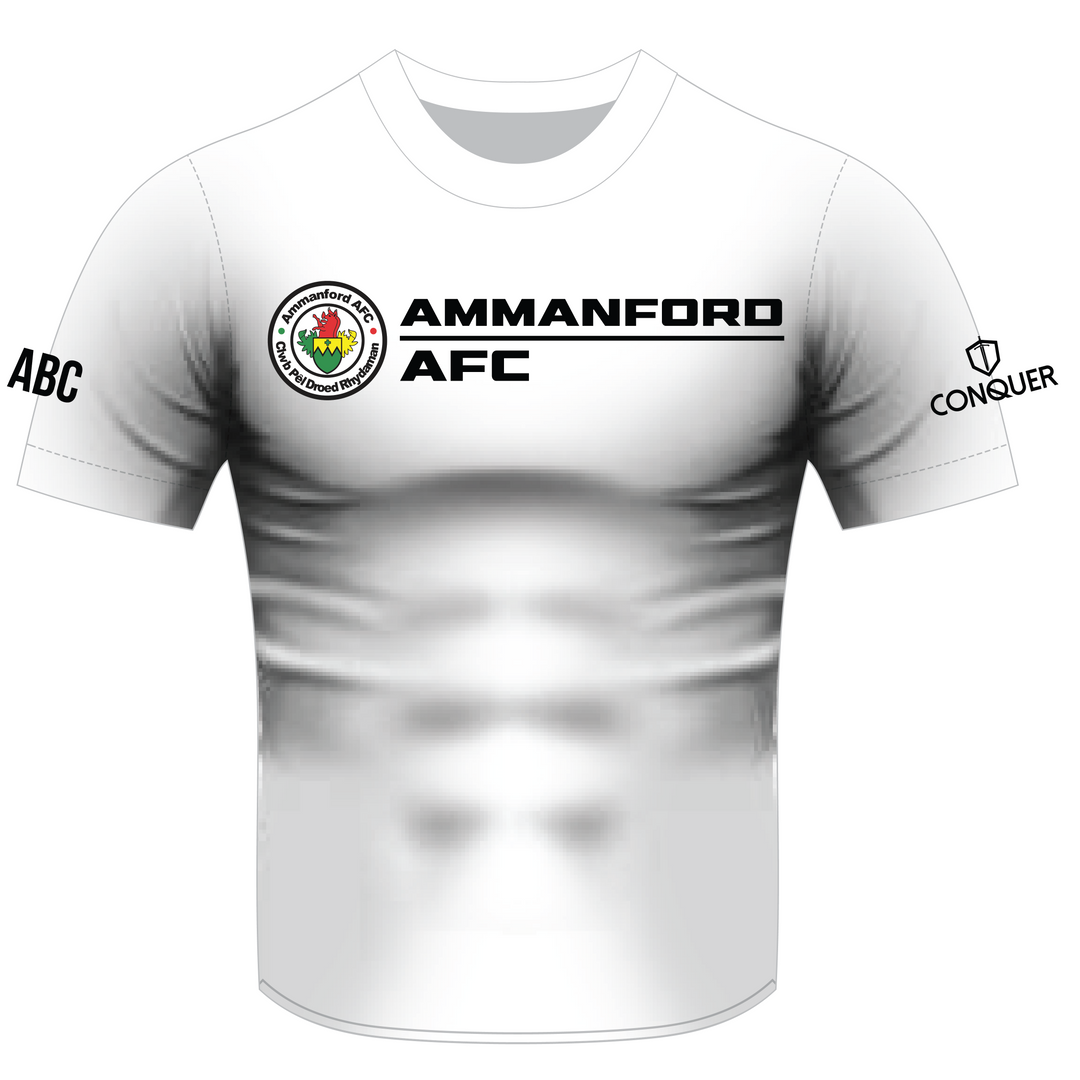 Ammanford AFC Seniors Cotton White T-Shirt Kids