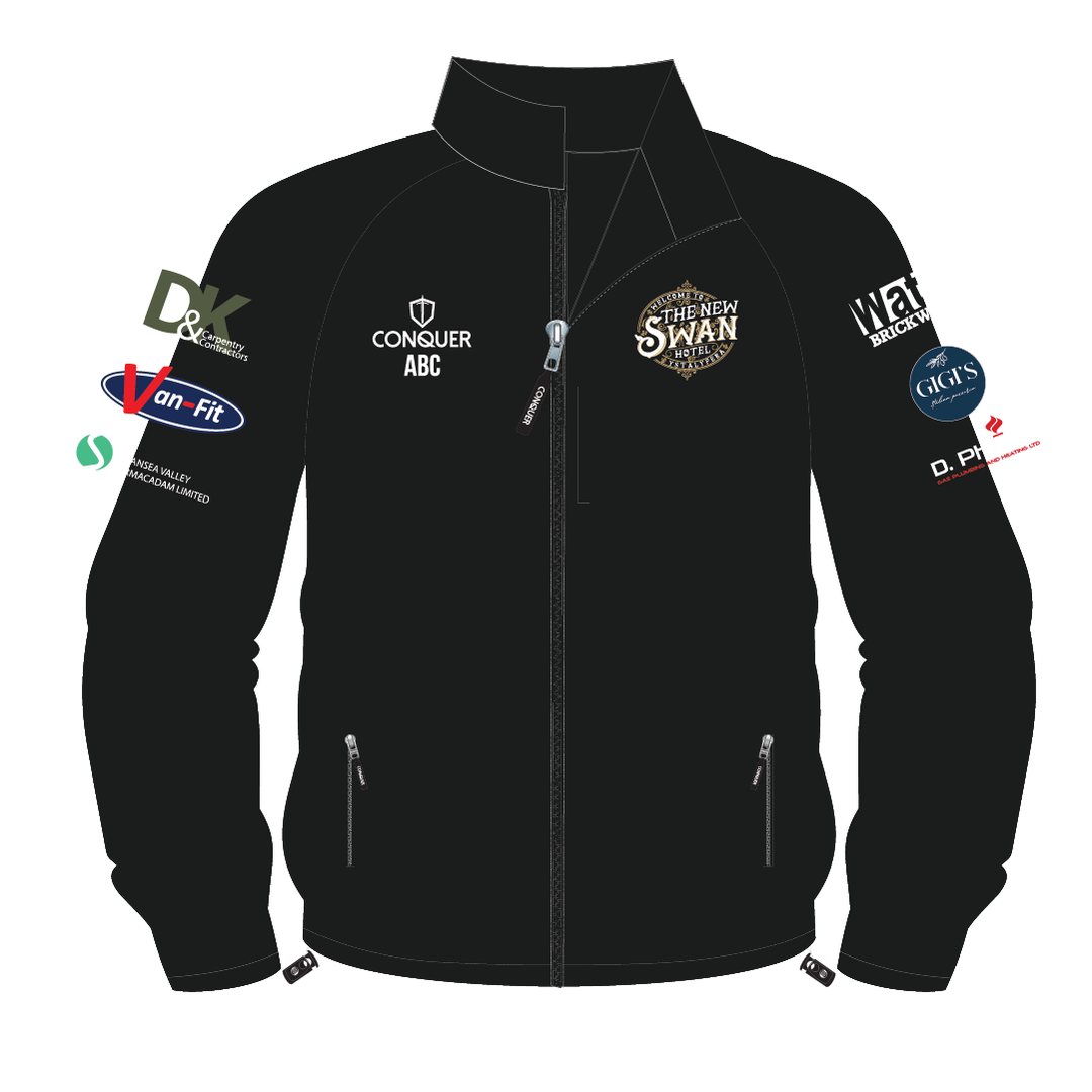 The New Swan Hotel Full Zip Rain Jacket