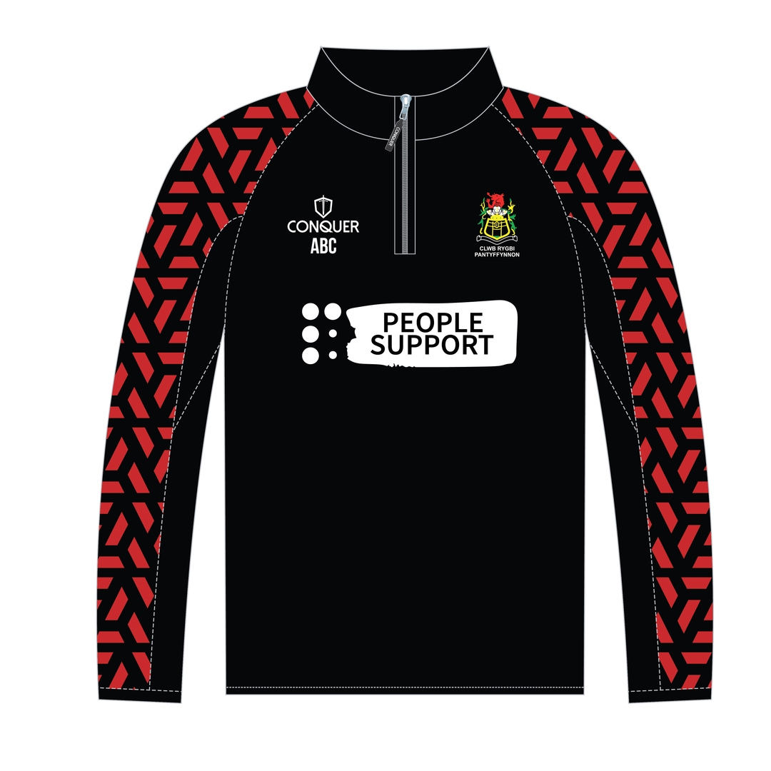 Pantyffynnon RFC PRO 1/4 Zip Midlayer