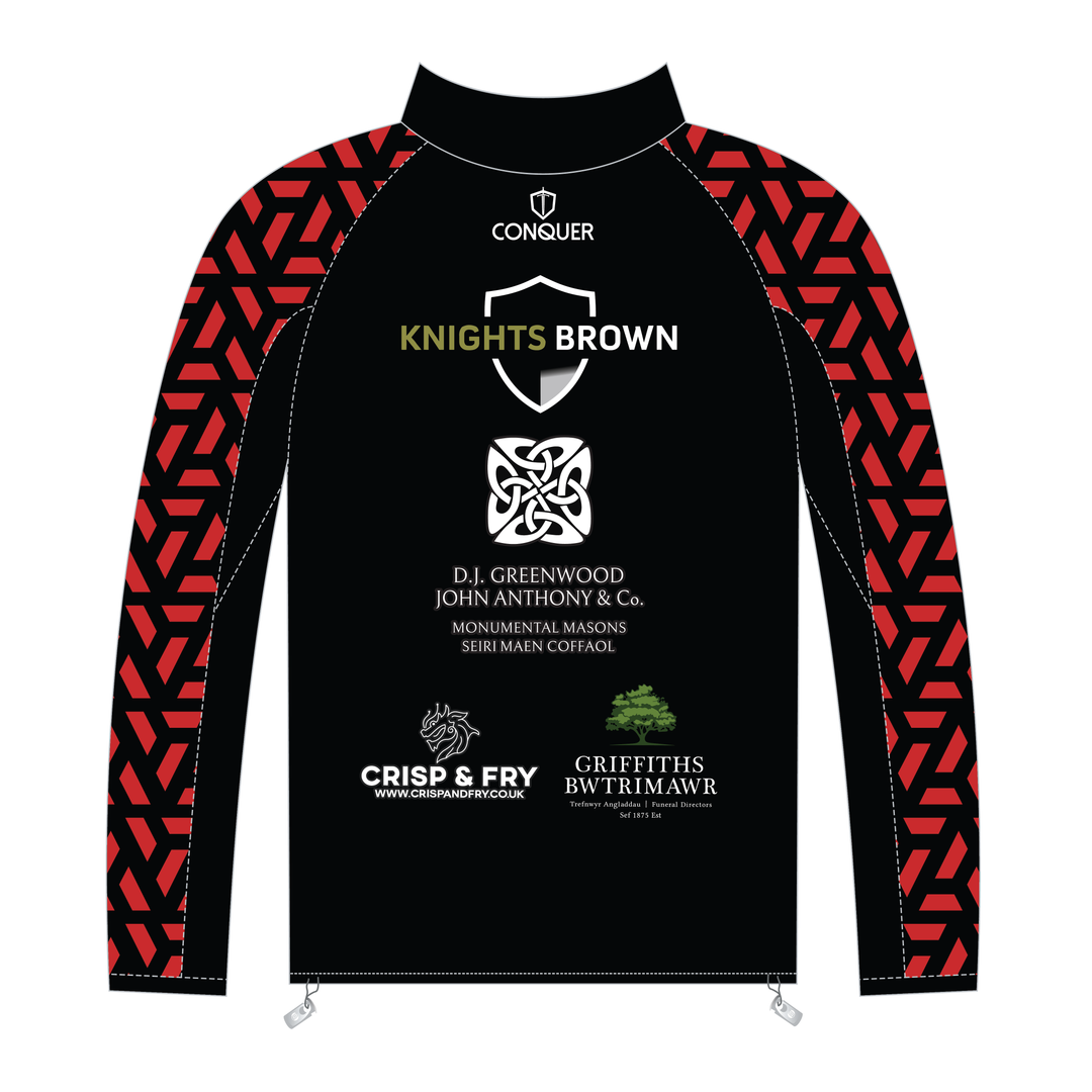 Pantyffynnon RFC PRO 1/4 Zip Midlayer KIDS