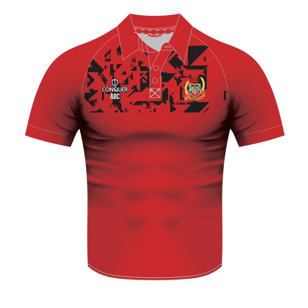 Nantyglo u11s RFC Red Sublimated Polo Shirt