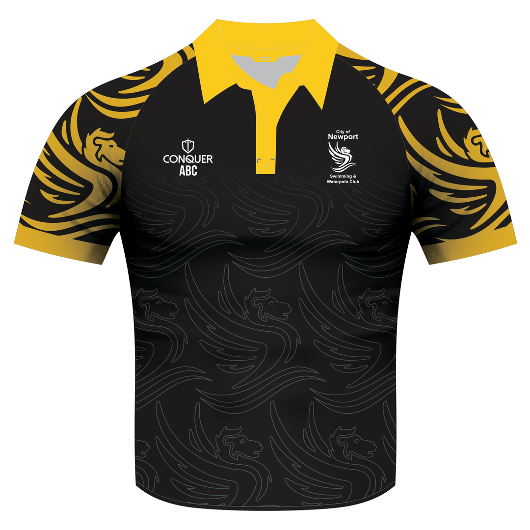 Newport Swimming Sublimated Waterpolo Polo Shirt Kids
