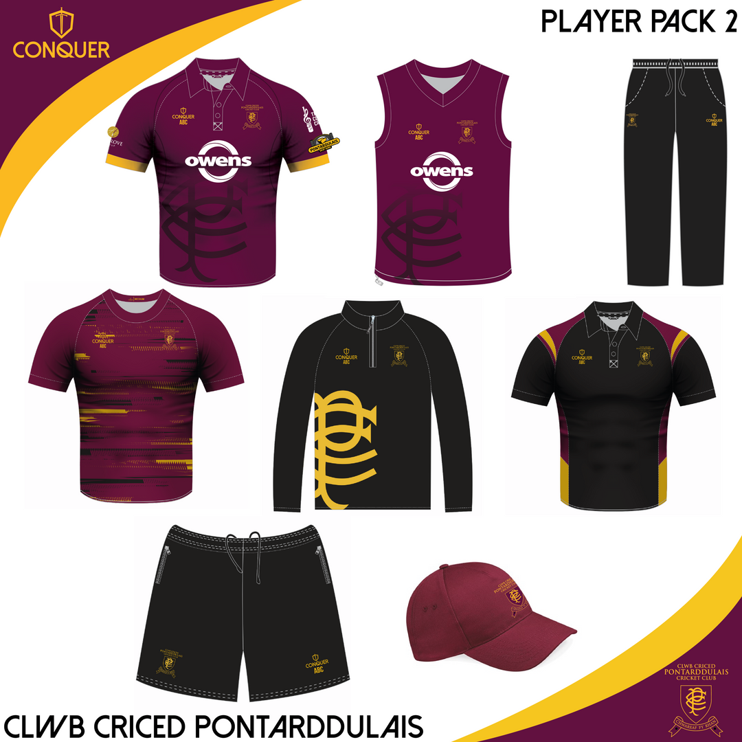 Pontarddulais Cricket Seniors PLAYER PACK 2 ADULT Sizes