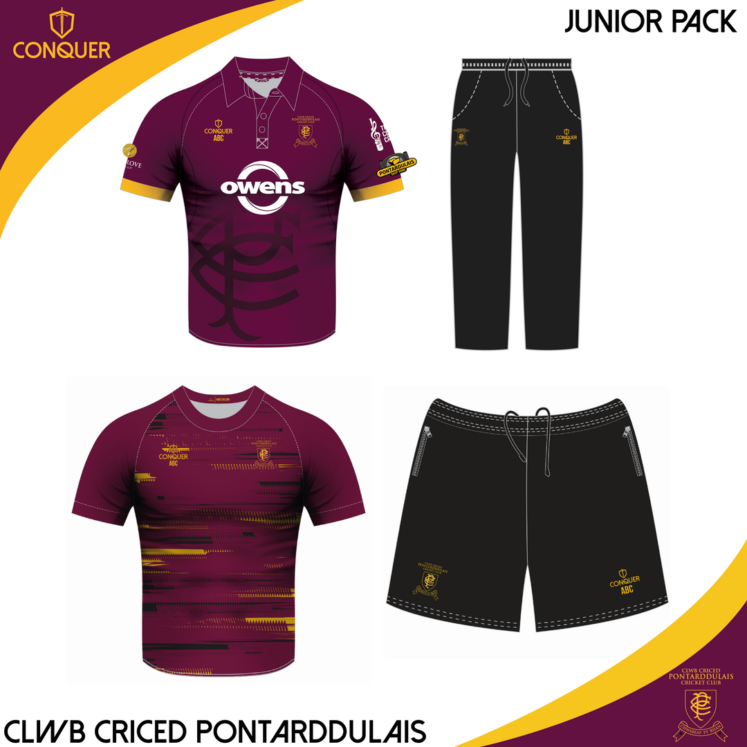 Pontarddulais Cricket Juniors PLAYER PACK KIDS Sizes
