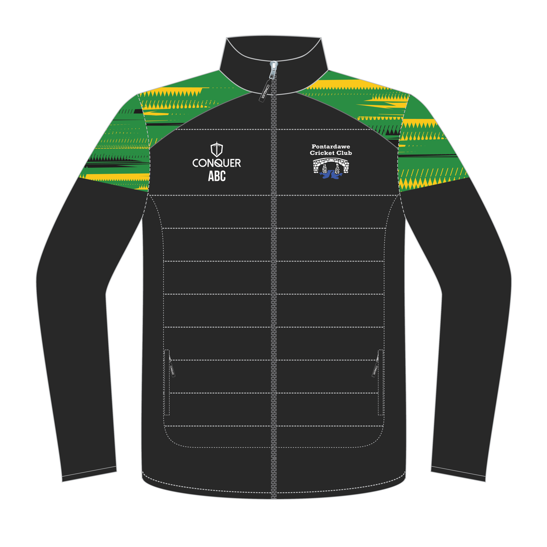 Pontardawe Cricket Full Zip Hybrid Track Jacket