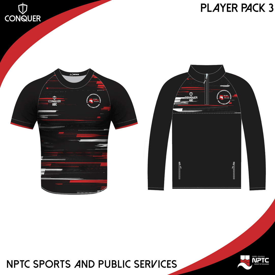 NPTC (Sport and Public Services) PLAYER PACK 3 ADULT Sizes