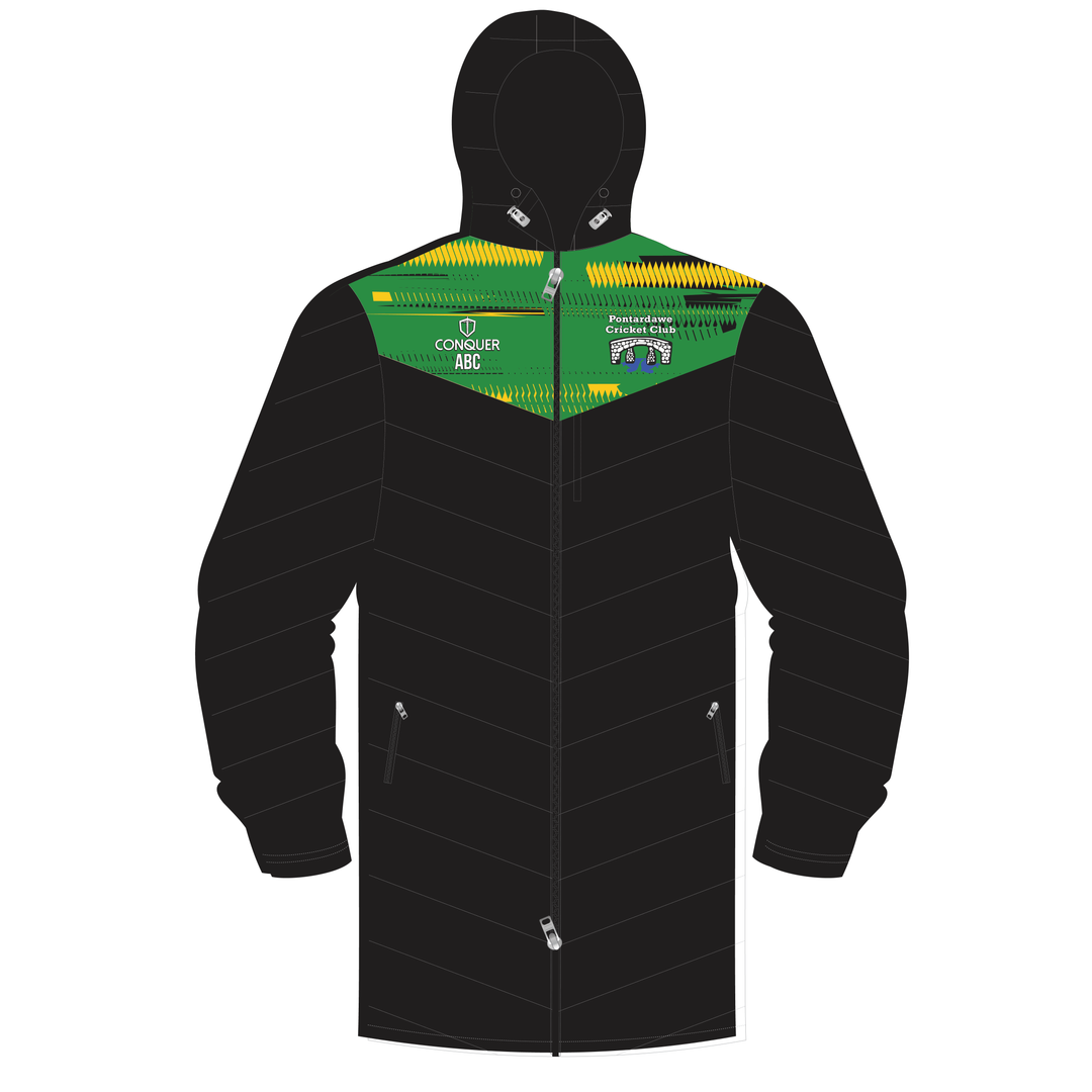 Pontardawe Cricket Kids Long Puffy Jacket