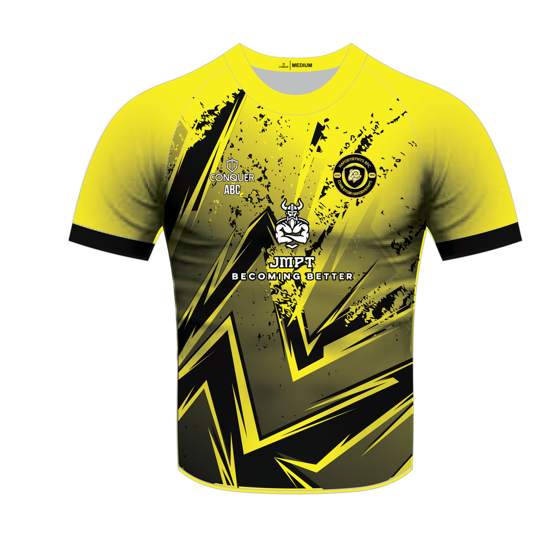 Hafodyrynys RFC  YELLOW Sublimated T-Shirt  KIDS
