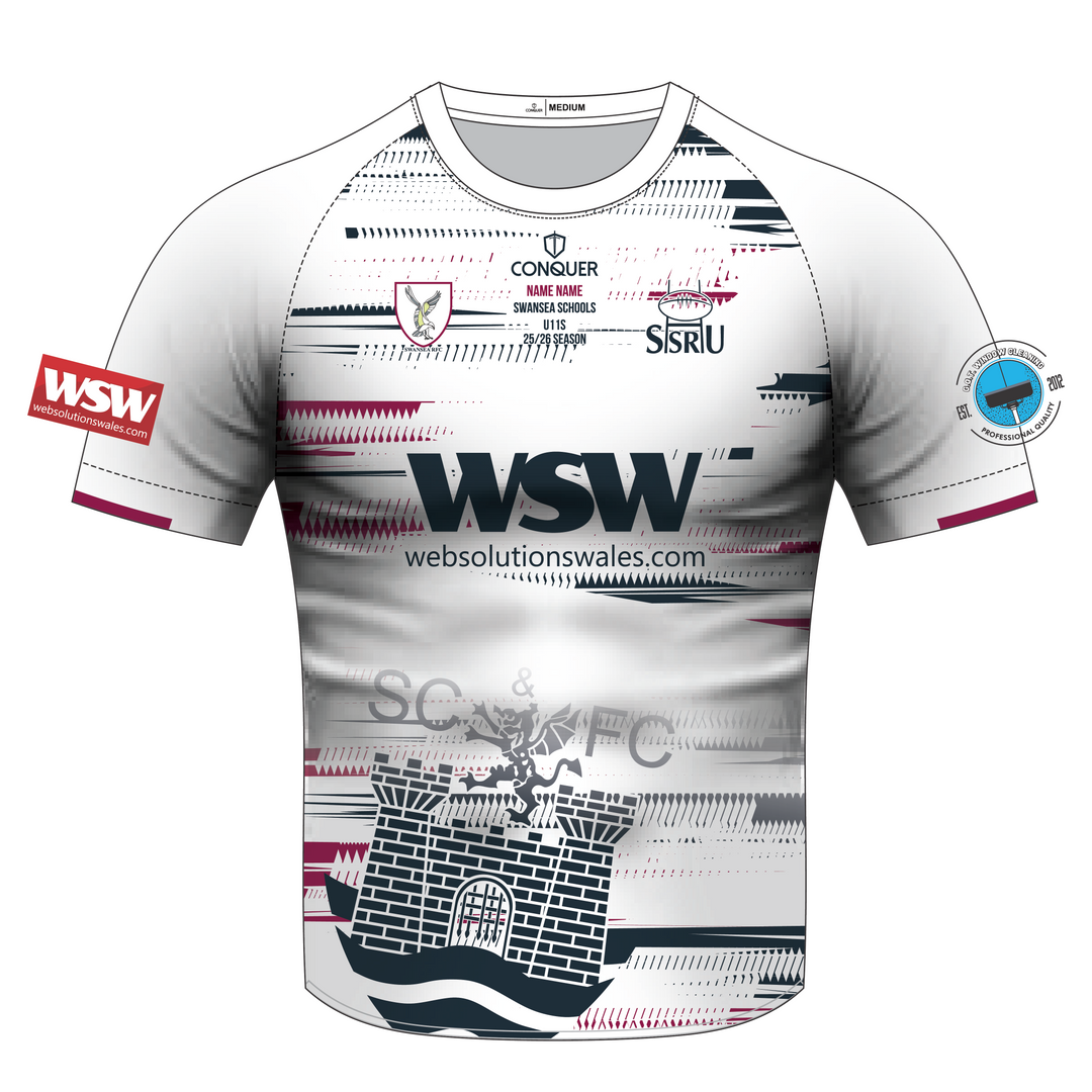 SSRU U11s Memorabilia PRO Jersey 25/26 Season - Printed Front, Maroon