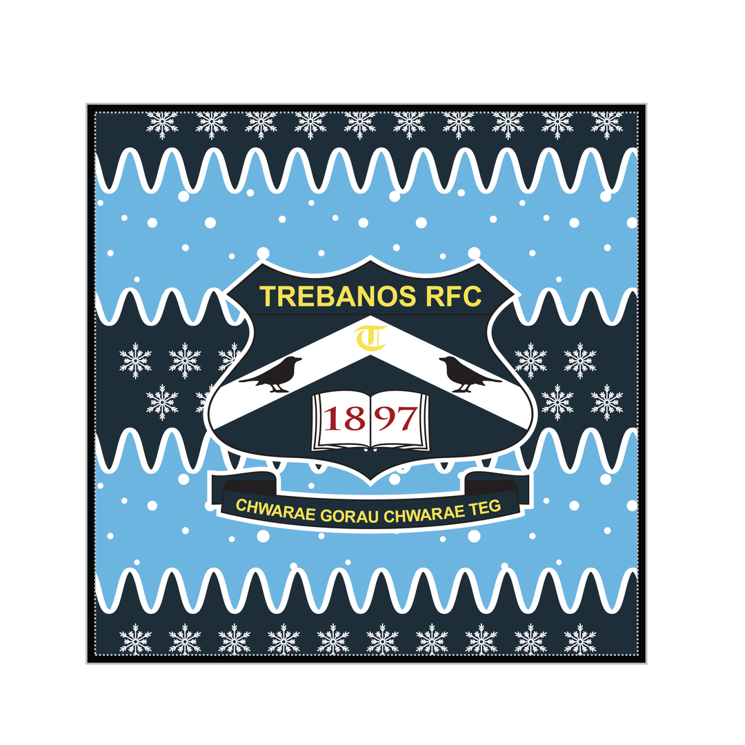 Trebanos RFC Christmas Cushion