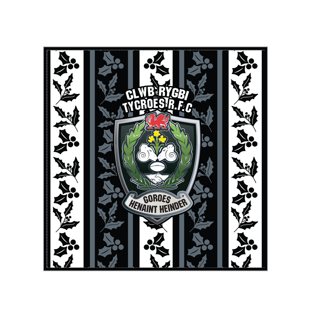 Tycroes RFC Christmas Cushion