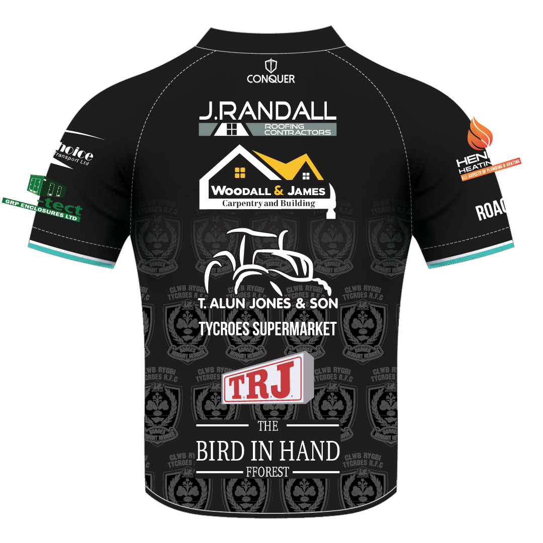 Tycroes LADIES RFC Sublimated T-Shirt - Patterened