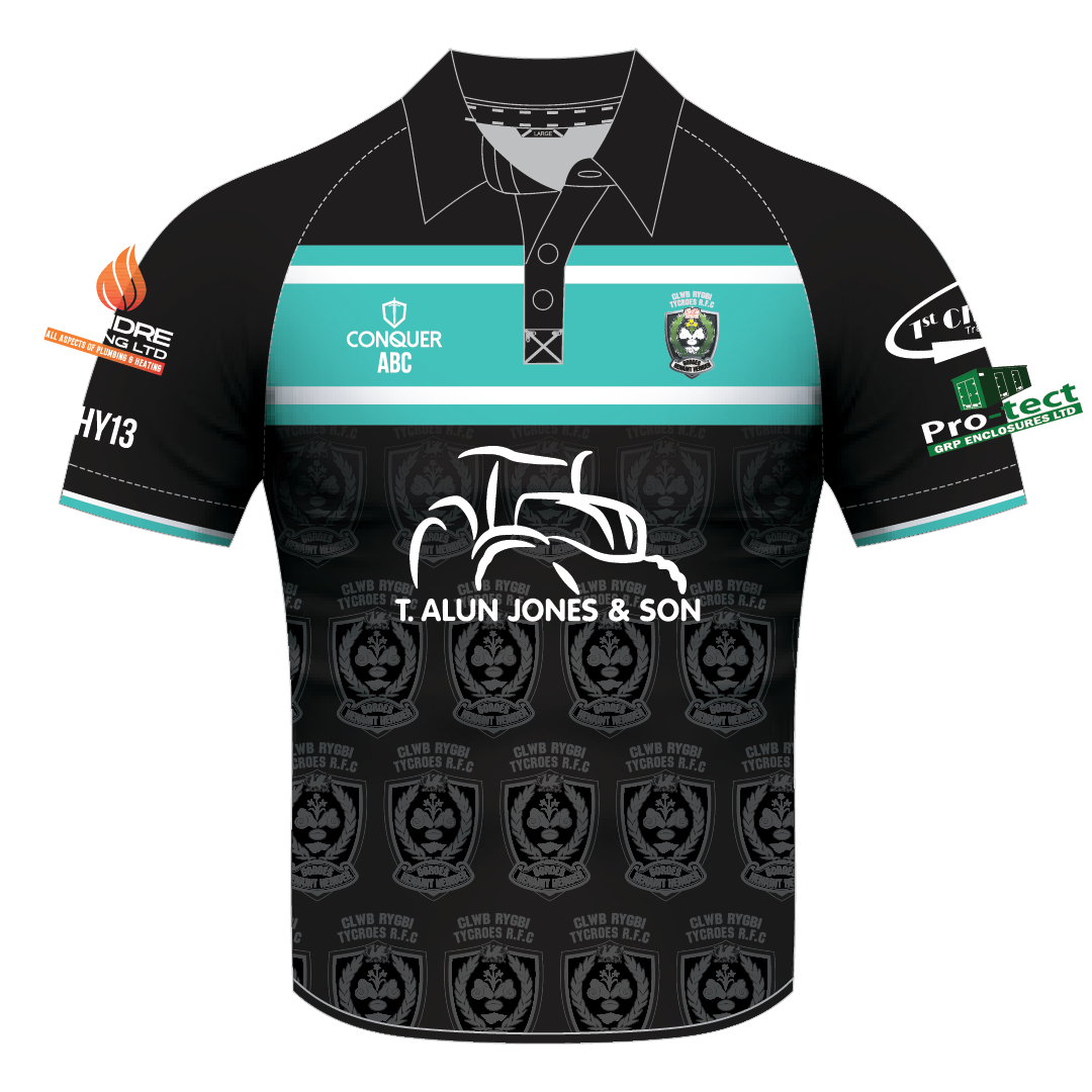 Tycroes LADIES RFC Sublimated Polo Shirt KIDS
