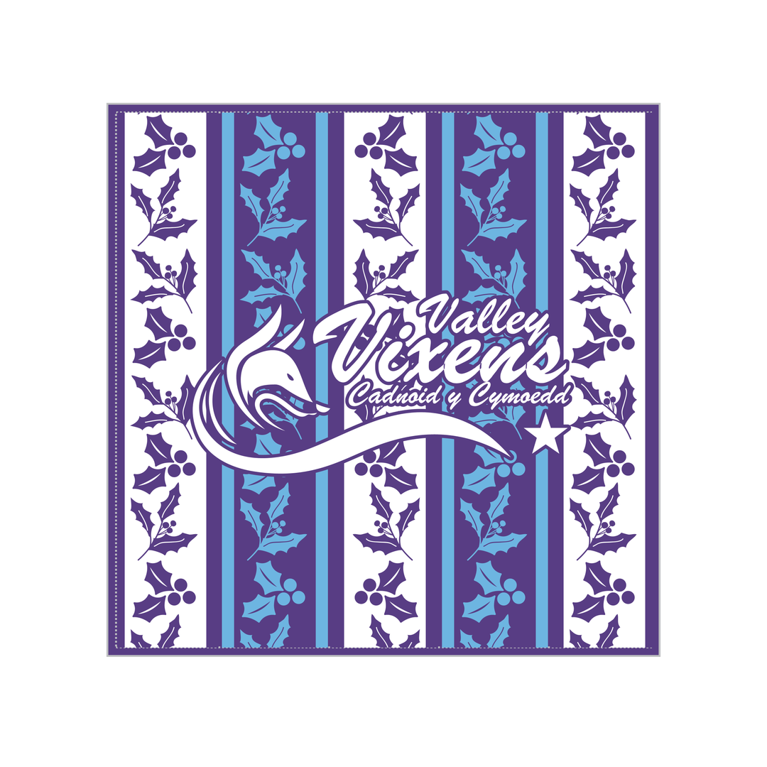 Valley Vixens Christmas Cushion