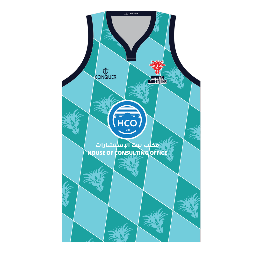 Wyvern Harlequins Sublimated Basketball Vest