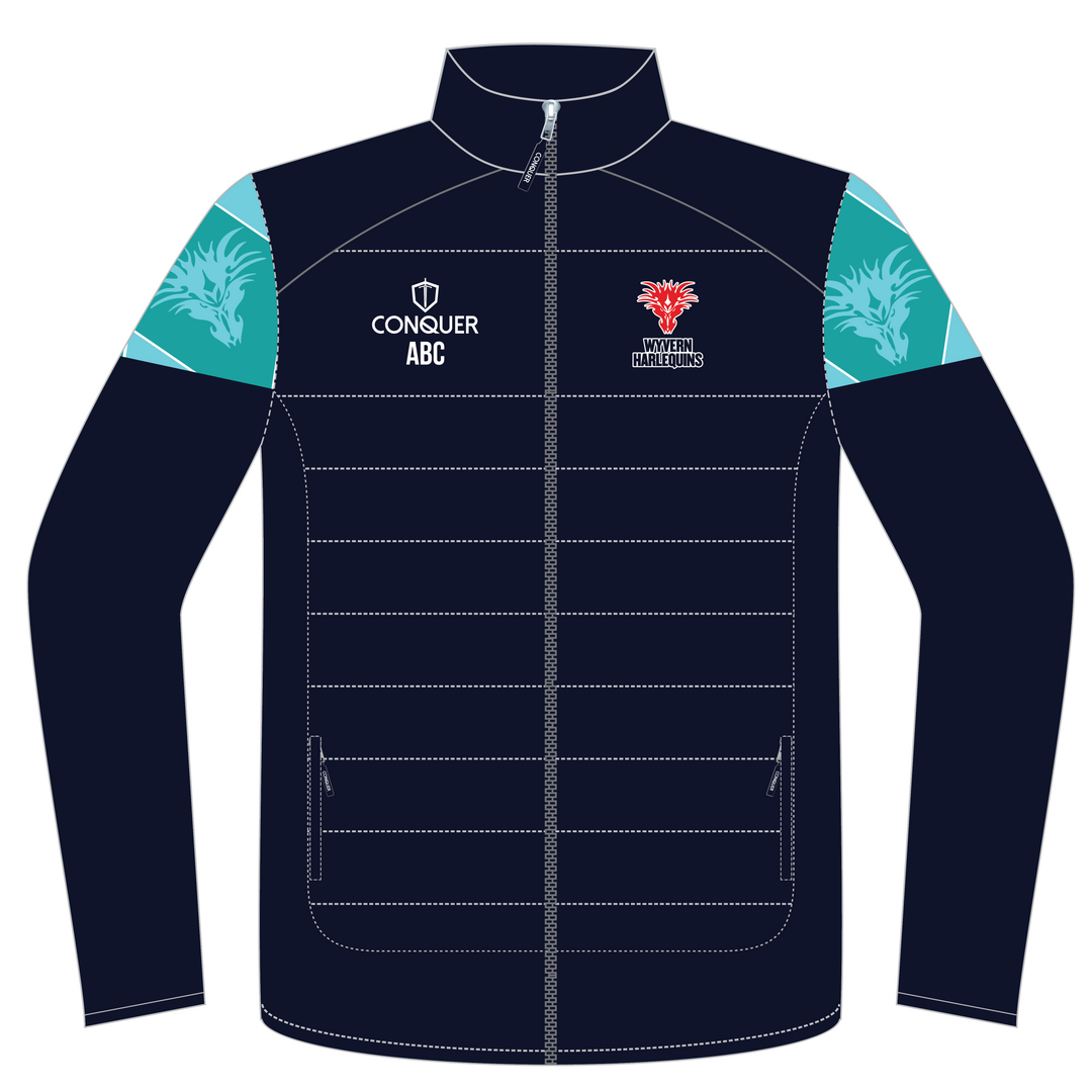 Wyvern Harlequins Full Zip Hybrid Track Jacket