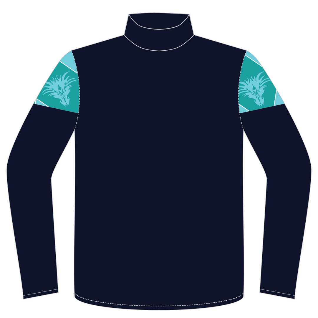 Wyvern Harlequins Full Zip Hybrid Track Jacket