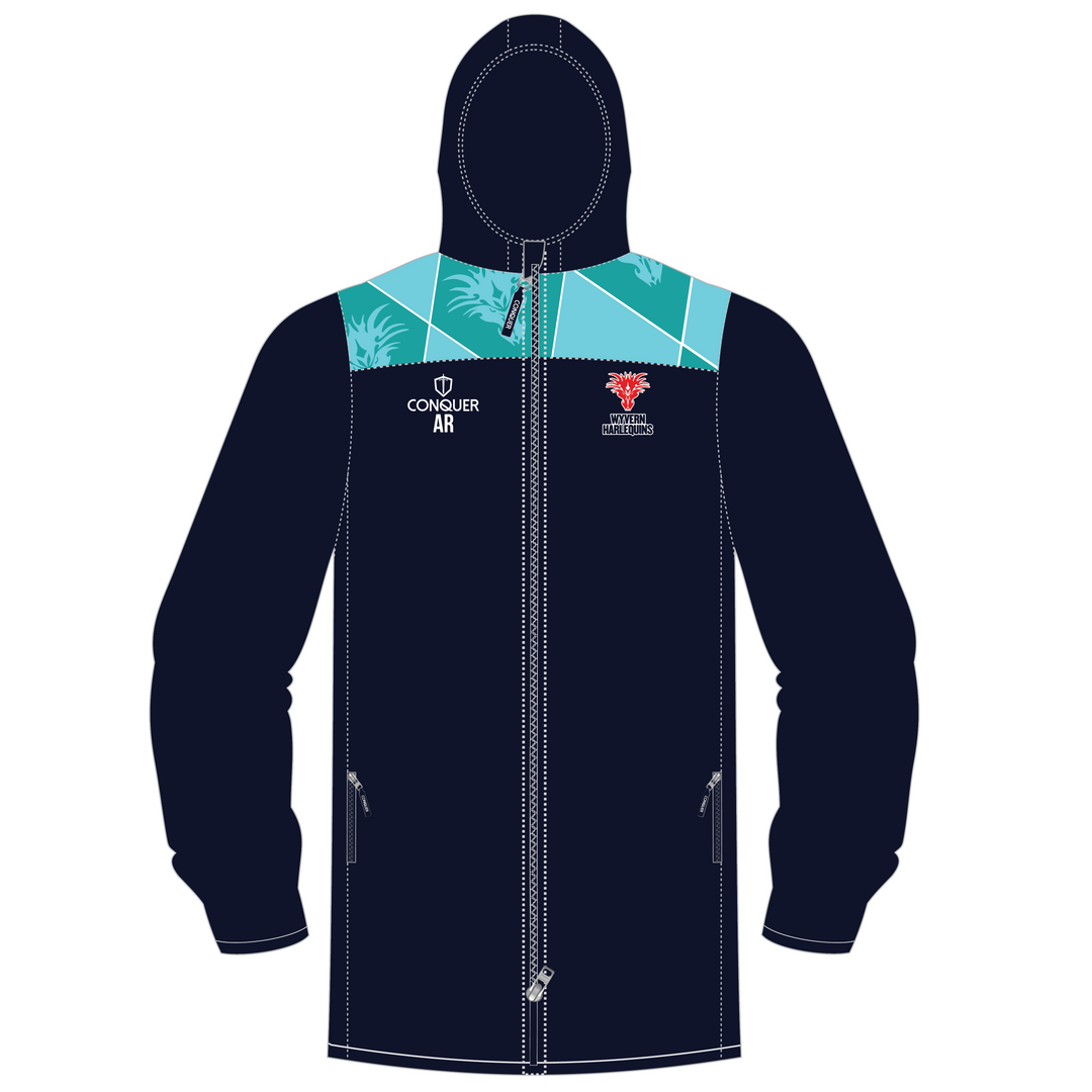 Wyvern Harlequins Long Stadium Jacket KIDS