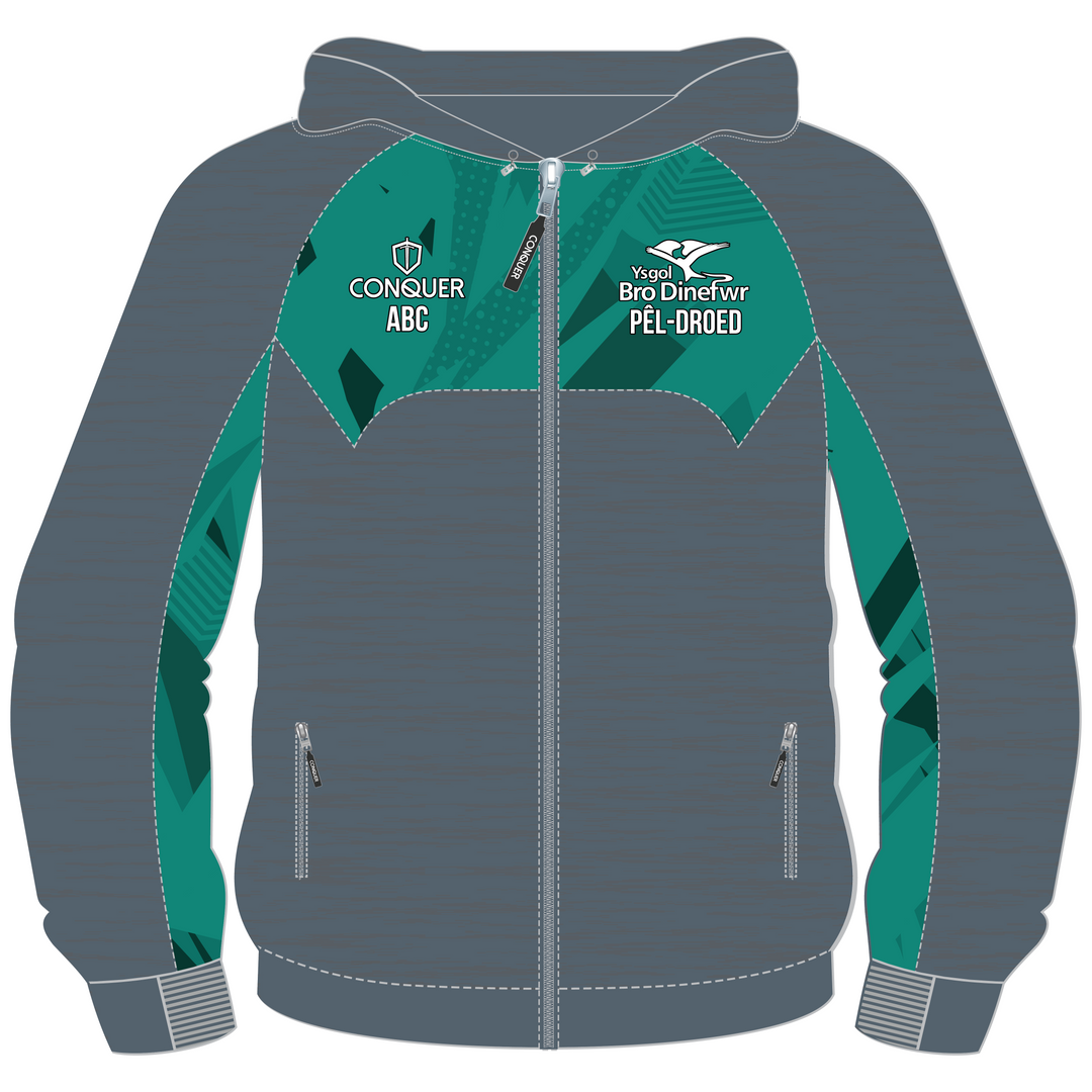 Ysgol Bro Dinefwr Pêl-Droed Full Zip Hoodie