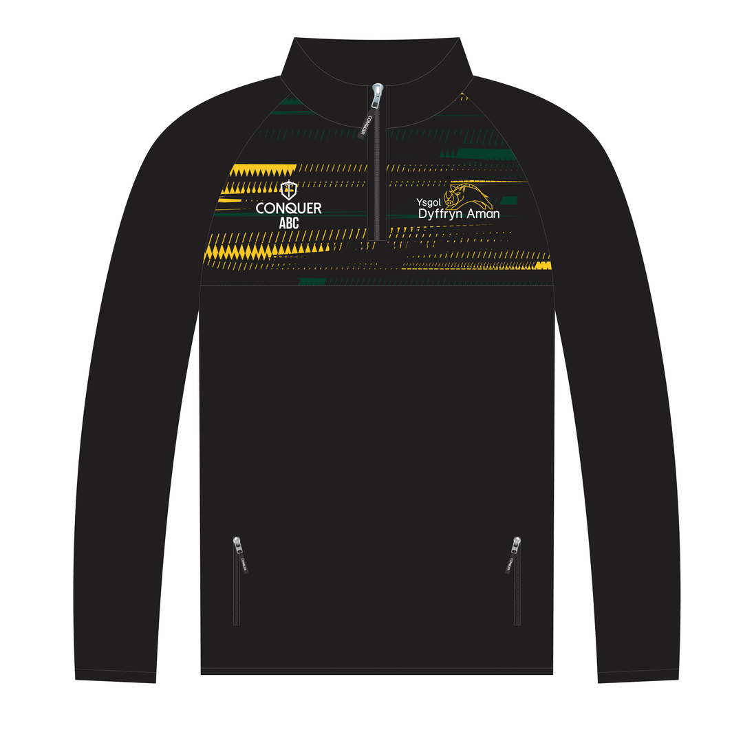 Ysgol Dyffryn Aman 1/4 Zip Midlayer - Staff