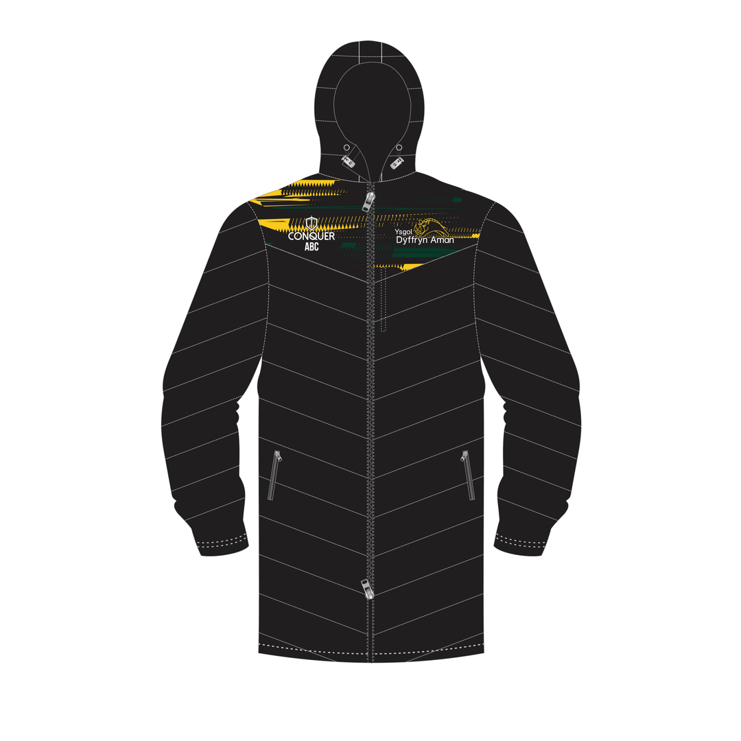Ysgol Dyffryn Aman Long Puffy Jacket - Staff