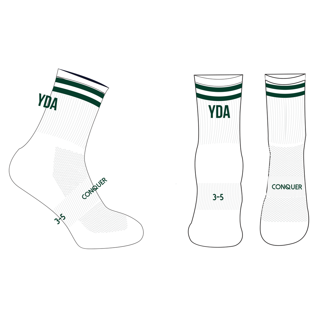 Ysgol Dyffryn Aman CREW Socks ADULT - Staff, White
