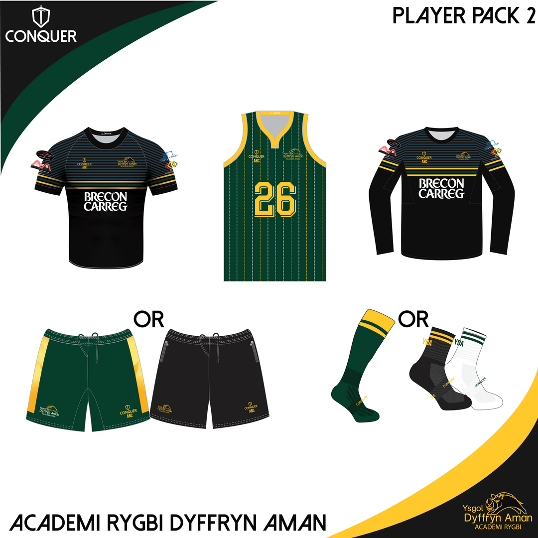 Ysgol Dyffryn Amman Rugby Academy PLAYER PACK 2