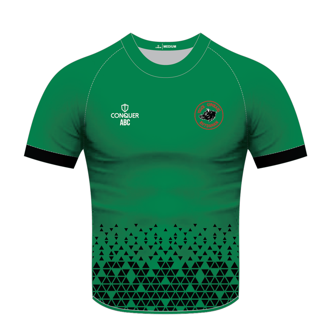 Ysgol Gyfun Gymraeg Rhydaman Sublimated T-Shirt - Green